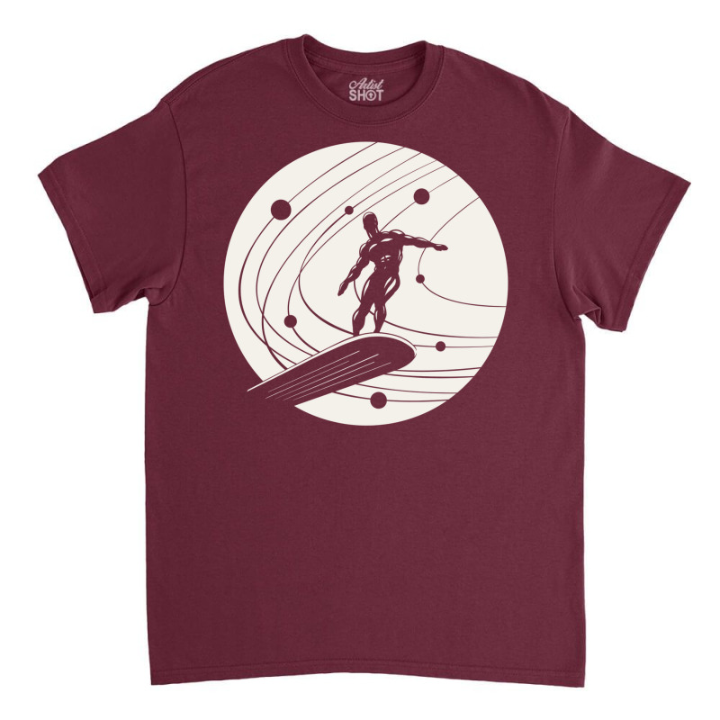 Silver Surfer Minimalist White Classic T-shirt by paturusharpek | Artistshot