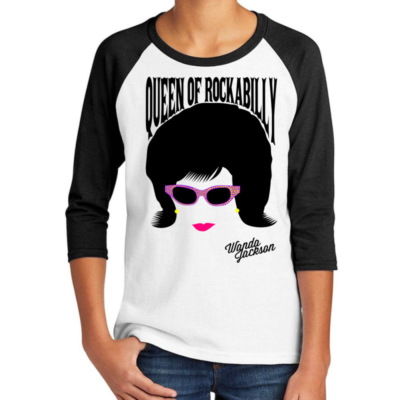 The Queen Of Rockabilly Wanda Jackson Youth 3/4 Sleeve | Artistshot