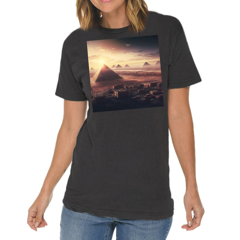 Pyramids Vintage T-shirt | Artistshot