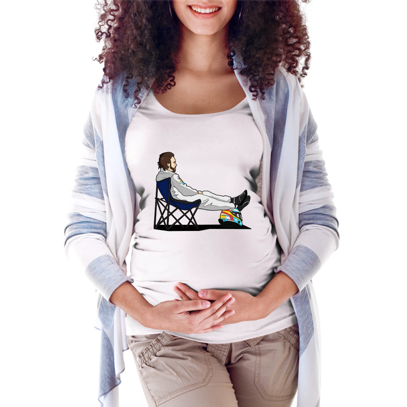 Formula Sport Maternity Scoop Neck T-shirt by Lilin Art | Artistshot