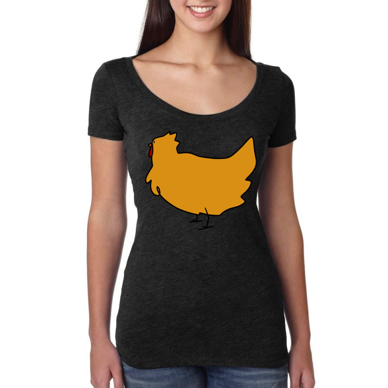 Ginger Chicken Women's Triblend Scoop T-shirt by ilham12 | Artistshot