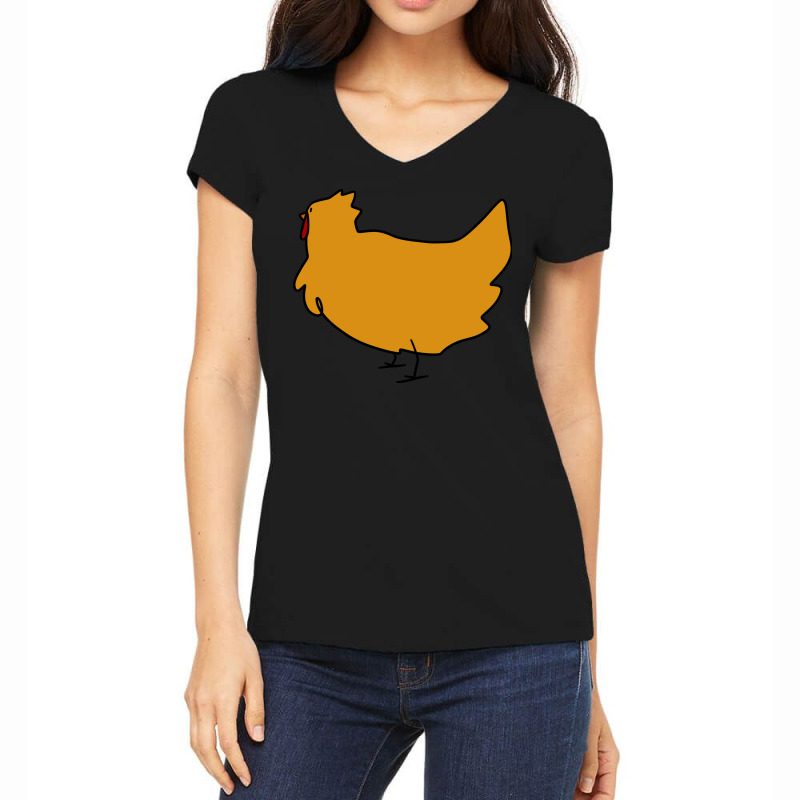 Ginger Chicken Women's V-Neck T-Shirt by ilham12 | Artistshot