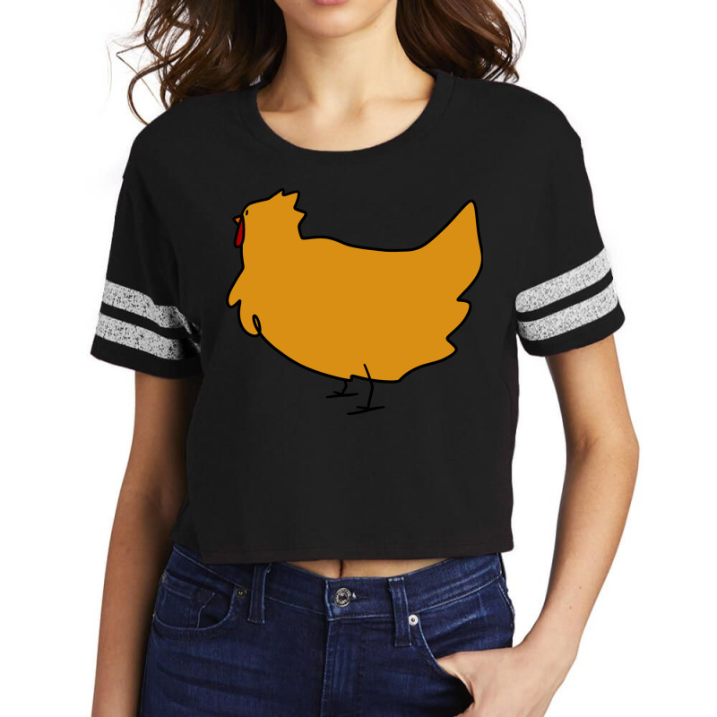 Ginger Chicken Scorecard Crop Tee by ilham12 | Artistshot