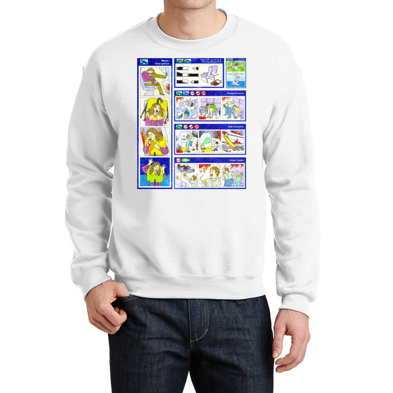 Aviation Safety Guide Crewneck Sweatshirt by siistiaffesi | Artistshot