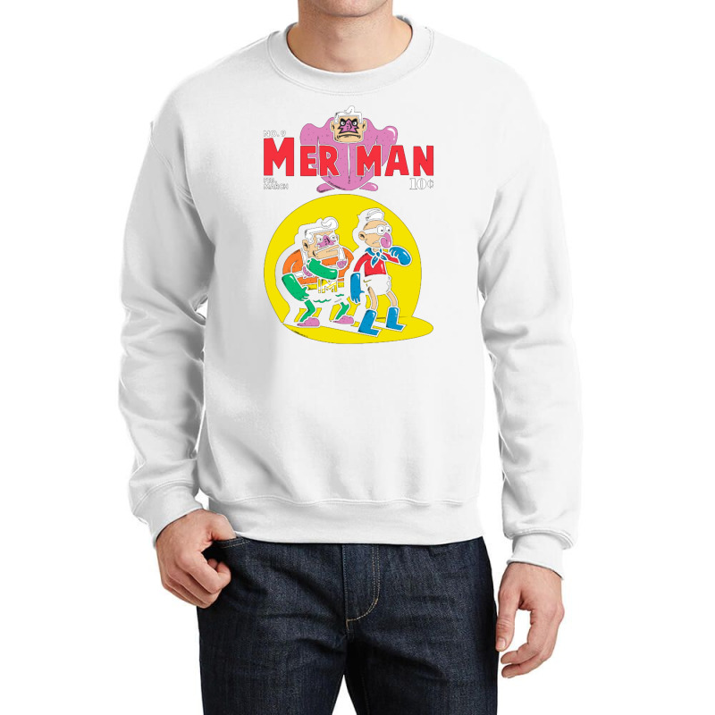 Mermaid Man And Barnacle Boy Crewneck Sweatshirt by jorunayxan8 | Artistshot