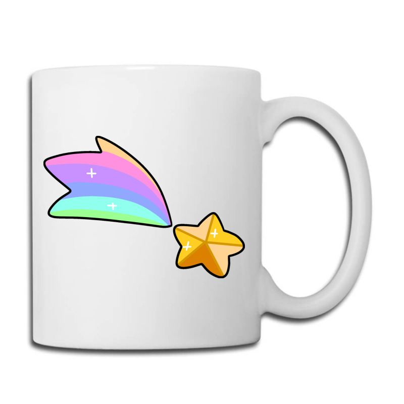 Golden Rainbow Shooting Star Coffee Mug | Artistshot