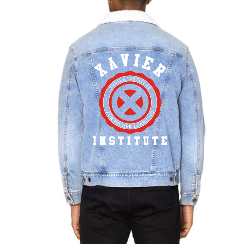 Xavier Institute 1 Unisex Sherpa-Lined Denim Jacket by paturusharpek | Artistshot