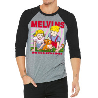 Melvins Houdini 3/4 Sleeve Shirt | Artistshot