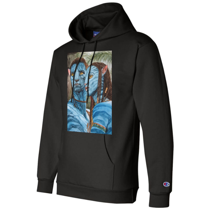 Look View Tegether - Jake & Neytiri Champion Hoodie | Artistshot