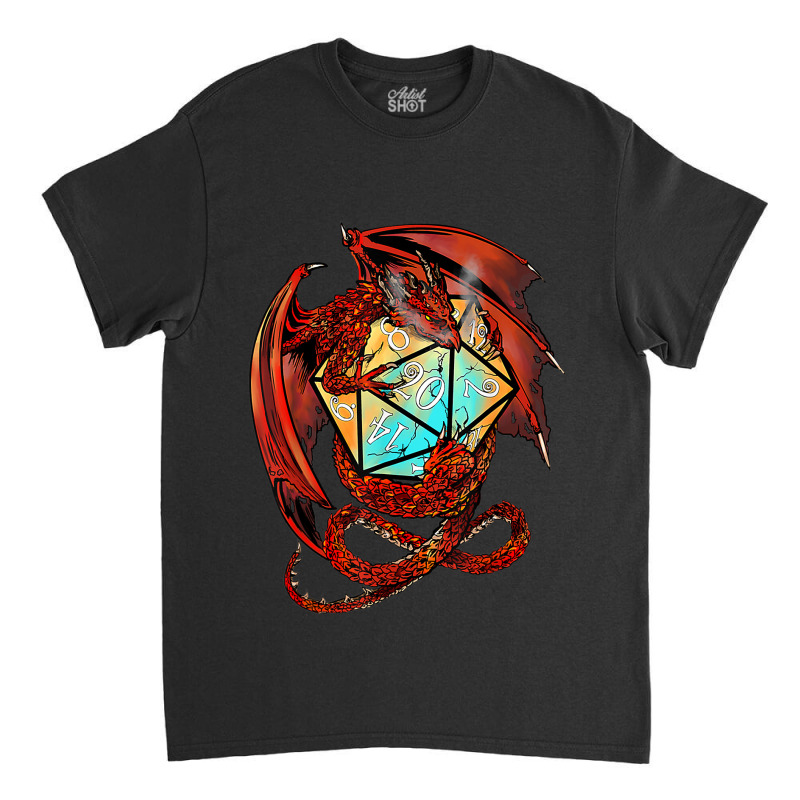 The Red Dragon Cool Dungeon Classic T-shirt by kerrmanthez | Artistshot