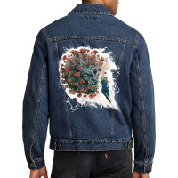 The Real Masked Crusader Men Denim Jacket | Artistshot