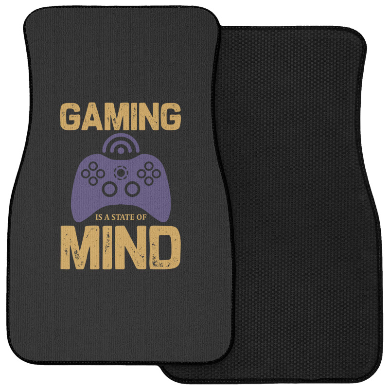 Gaming Is A - Tshirt Front Car Mat | Artistshot