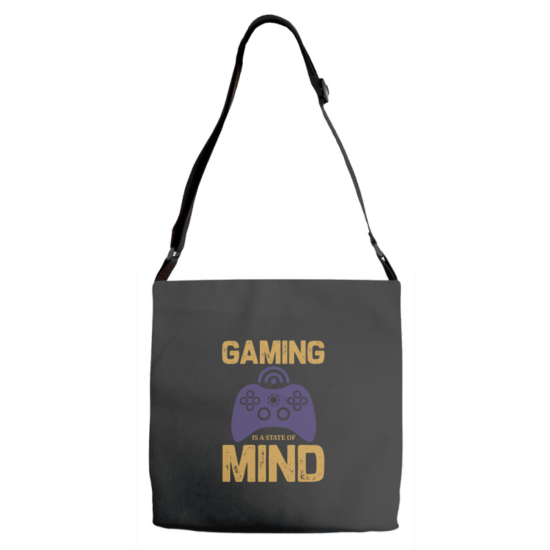 Gaming Is A - Tshirt Adjustable Strap Totes | Artistshot