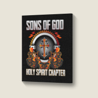 Christian Bikersons Of God Holy Spirit Chapter Portrait Canvas Print | Artistshot