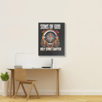 Christian Bikersons Of God Holy Spirit Chapter Portrait Canvas Print | Artistshot