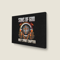 Christian Bikersons Of God Holy Spirit Chapter Landscape Canvas Print | Artistshot