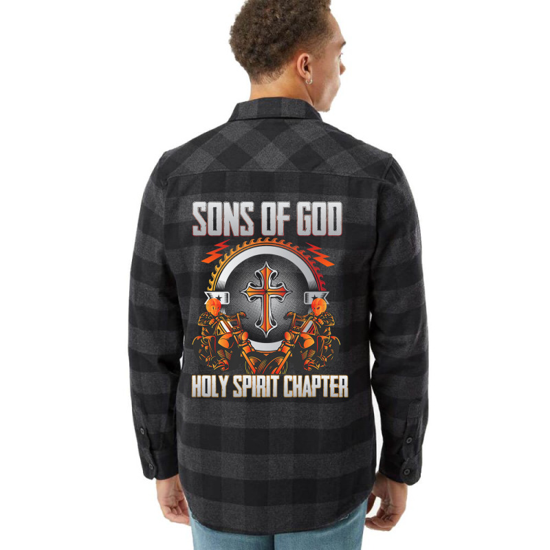 Christian Bikersons Of God Holy Spirit Chapter Flannel Shirt | Artistshot