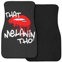 That Melanin Tho Dripping In Melanin Kiss Biting R Front Car Mat | Artistshot