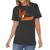 Waterskiing Ski Squirrel Freestyle Gift Animal Vintage T-shirt | Artistshot