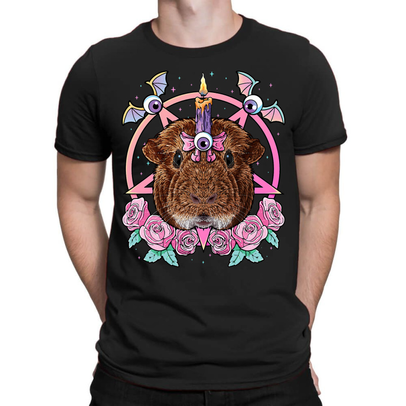 Pastel Goth Guinea Pig Pagan Creepy Menhera Guinea T-Shirt by kerrmanthez | Artistshot