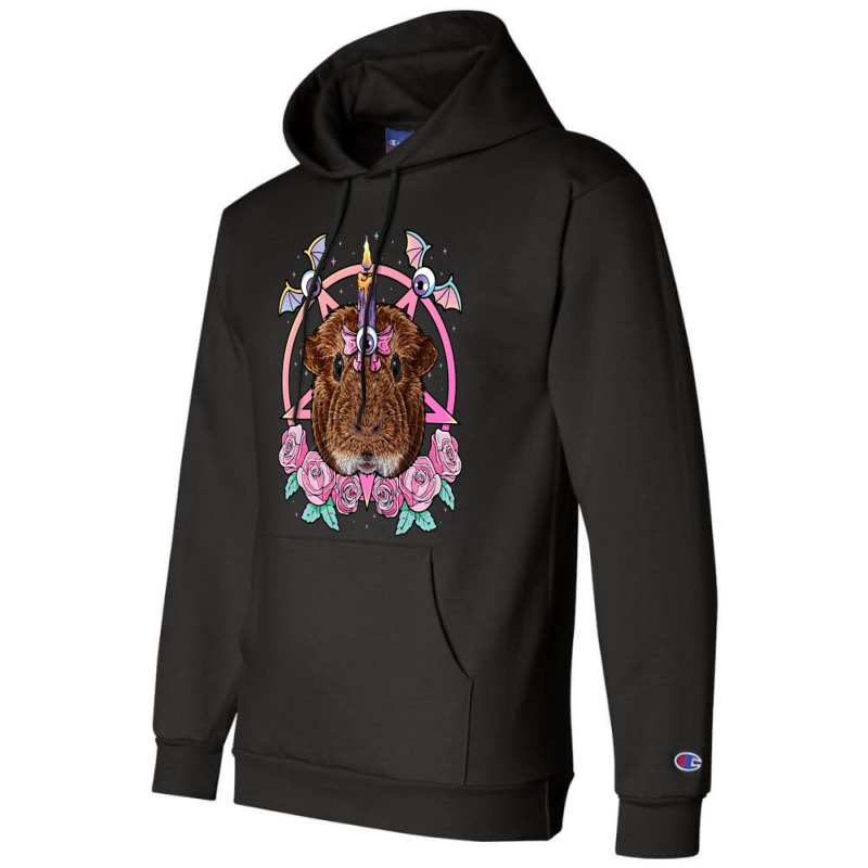 Pastel Goth Guinea Pig Pagan Creepy Menhera Guinea Champion Hoodie by kerrmanthez | Artistshot