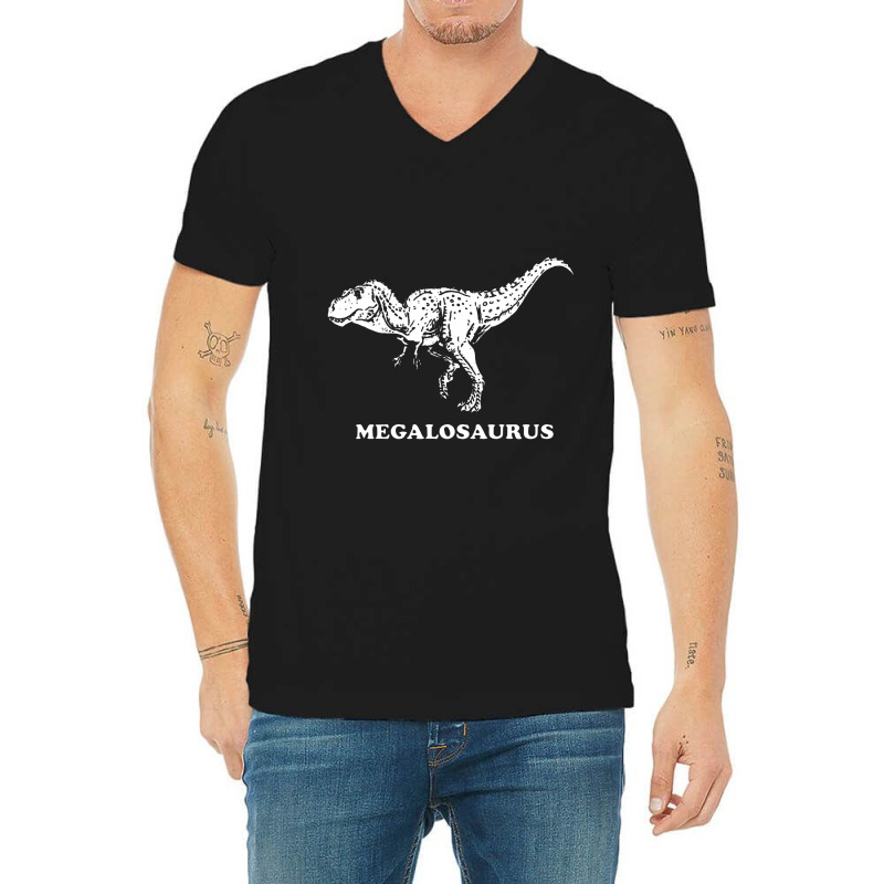 Megalosaurus Dinosaur V-neck Tee | Artistshot