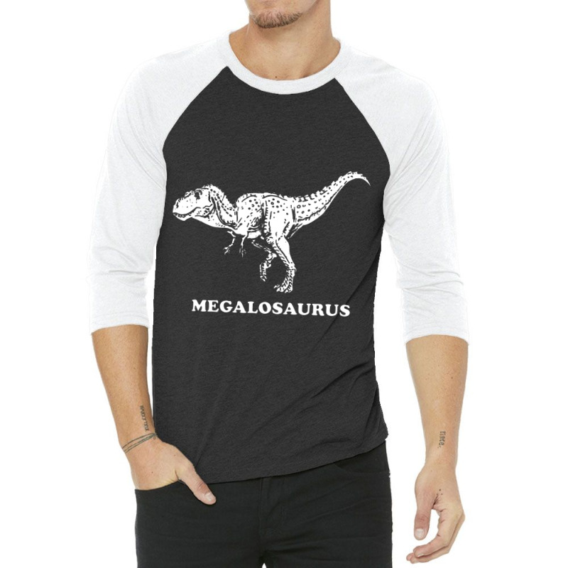 Megalosaurus Dinosaur 3/4 Sleeve Shirt | Artistshot