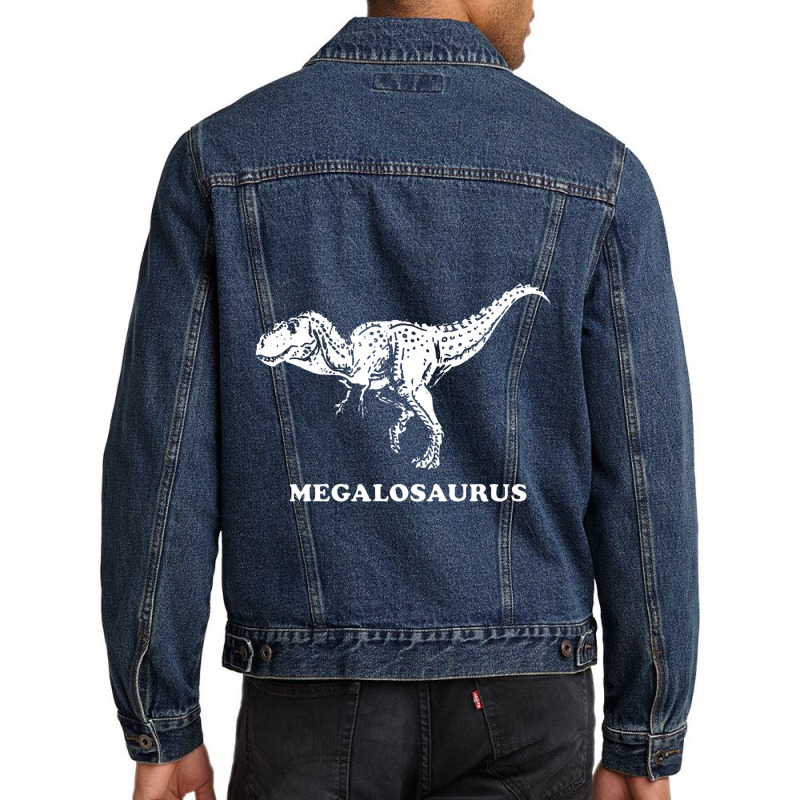 Megalosaurus Dinosaur Men Denim Jacket | Artistshot