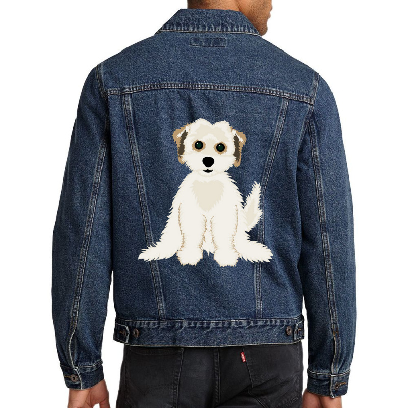 Breed Lover Doogie Adorable Men Denim Jacket | Artistshot