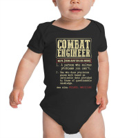 Combat Engineer Dictionary Term Baby Bodysuit | Artistshot