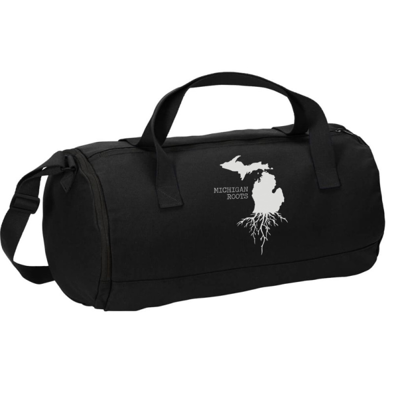 Michigan Roots  State Of Michigan Duffel Bag | Artistshot