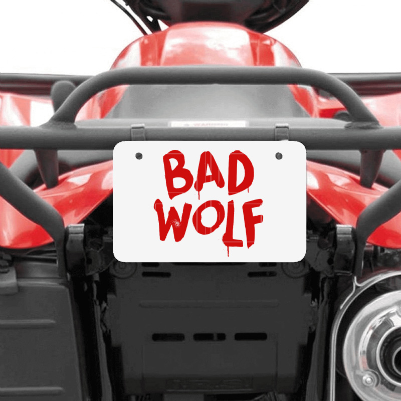 Bad Wolf, Company Atv License Plate | Artistshot