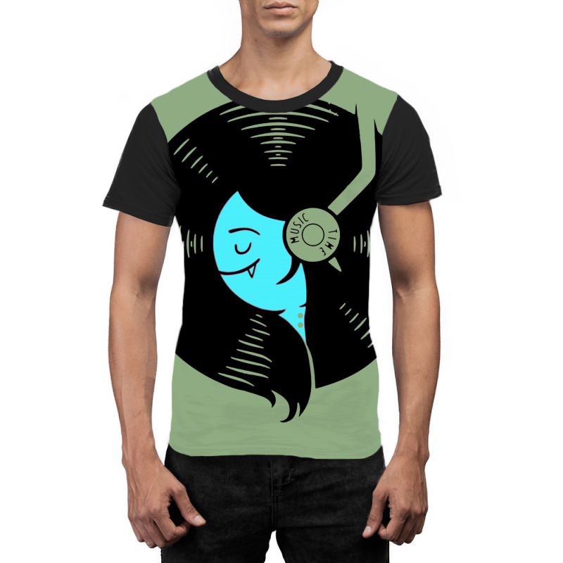 Music Time Graphic T-shirt by iyoiyoin | Artistshot