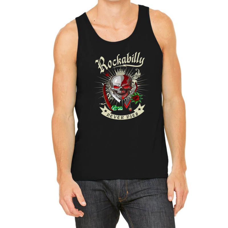 Rockabilly Skull 1 Tank Top | Artistshot