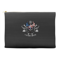 American Viking With Skull Helmet And Runes Accessory Pouches | Artistshot