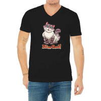 Feline Ea V-neck Tee | Artistshot