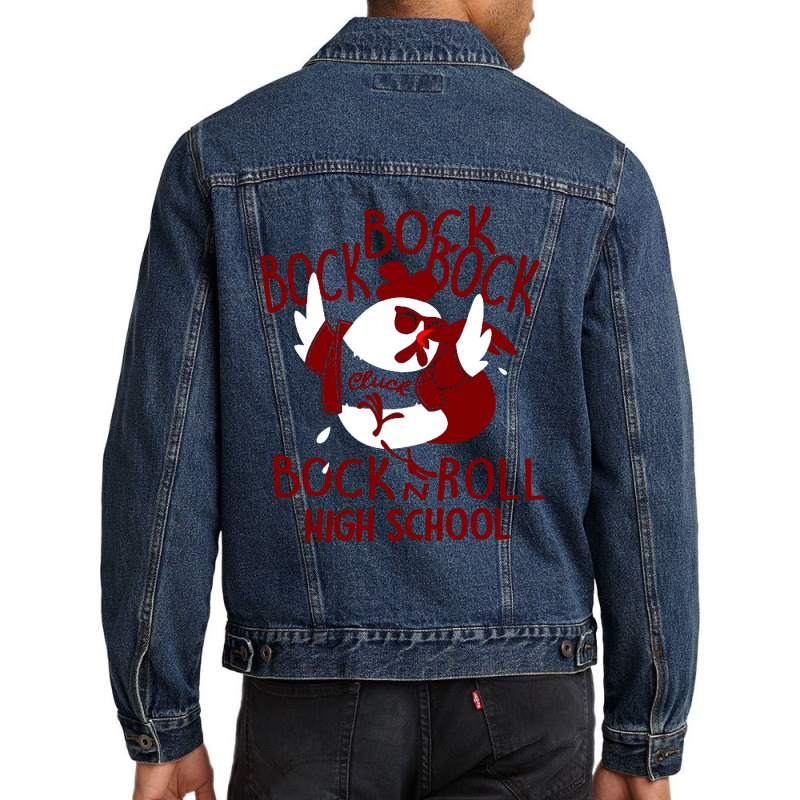 Bock N' Roll High School Men Denim Jacket | Artistshot