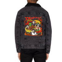 Bumper Traffic Racing Death Unisex Sherpa-lined Denim Jacket | Artistshot