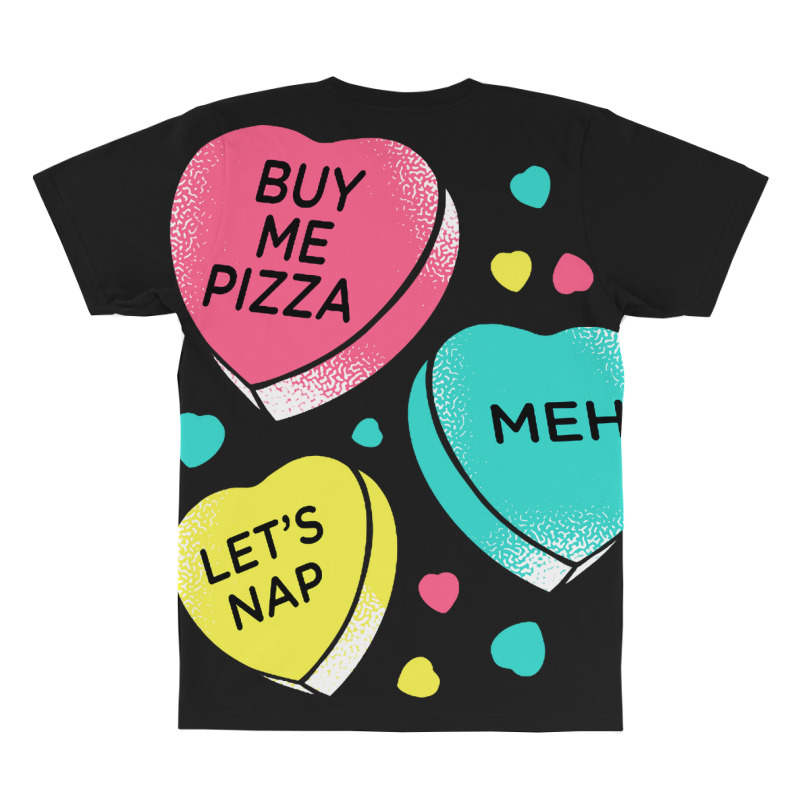 Candy Hearts All Over Men's T-shirt | Artistshot