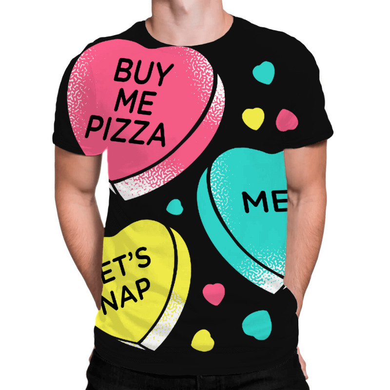 Candy Hearts All Over Men's T-shirt | Artistshot