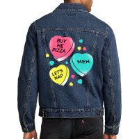Candy Hearts Men Denim Jacket | Artistshot