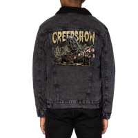 Creepshow Darknight T Unisex Sherpa-lined Denim Jacket | Artistshot