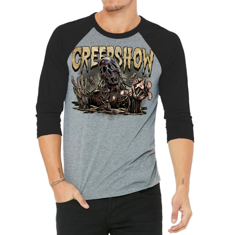 Creepshow Darknight T 3/4 Sleeve Shirt by biswshedevank | Artistshot