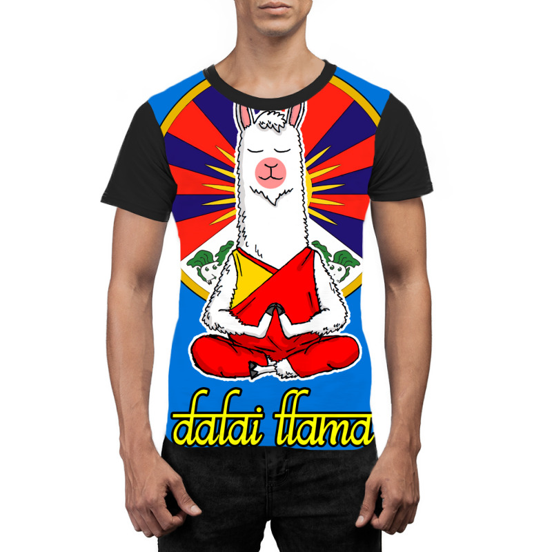 Dalai Llama Graphic T-shirt by biswshedevank | Artistshot