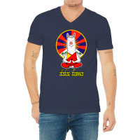 Dalai Llama V-neck Tee | Artistshot