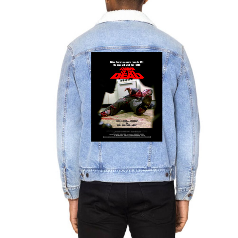 Dawn Of The Dead 8 Unisex Sherpa-Lined Denim Jacket by biswshedevank | Artistshot