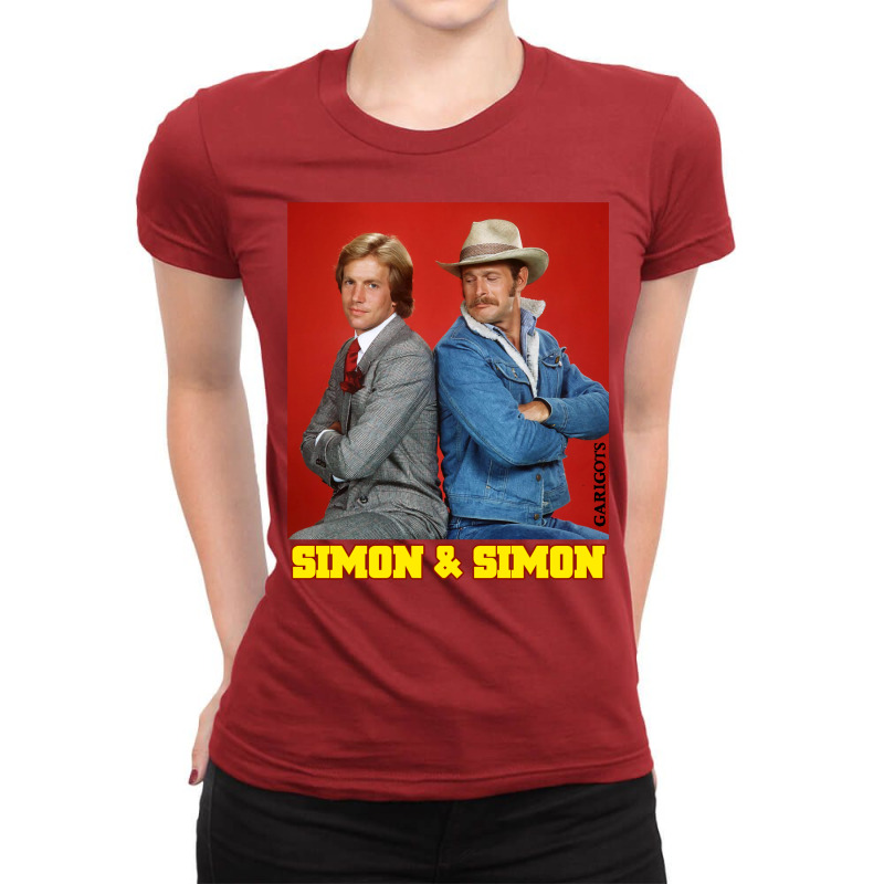 Simon And Simon Detectives Ladies Fitted T-Shirt by celuyoverar | Artistshot