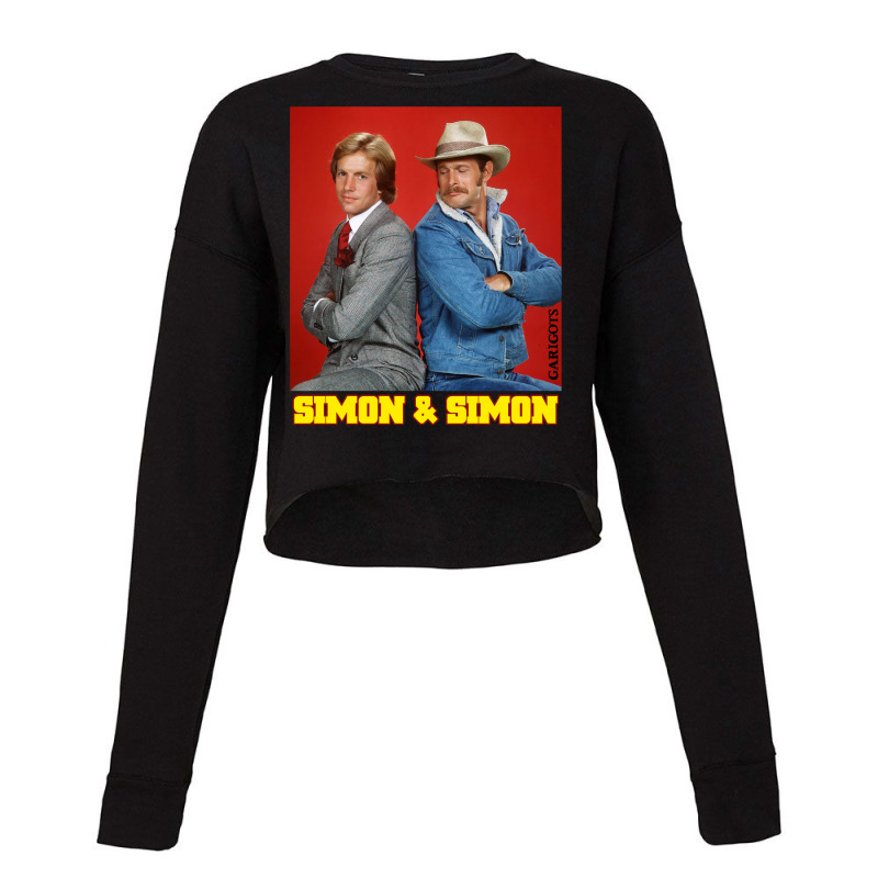 Simon And Simon Detectives Cropped Sweater by celuyoverar | Artistshot