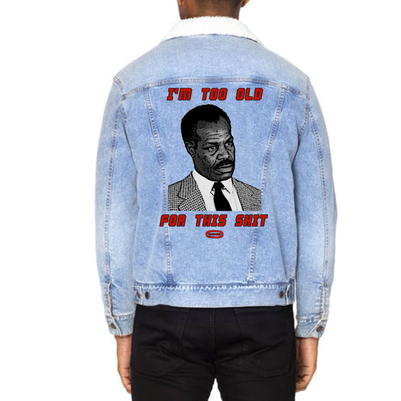 Detective Roger Murtaugh Unisex Sherpa-Lined Denim Jacket by biswshedevank | Artistshot