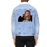 Devon Aoki Ramen Transparent Sticker Unisex Sherpa-lined Denim Jacket | Artistshot